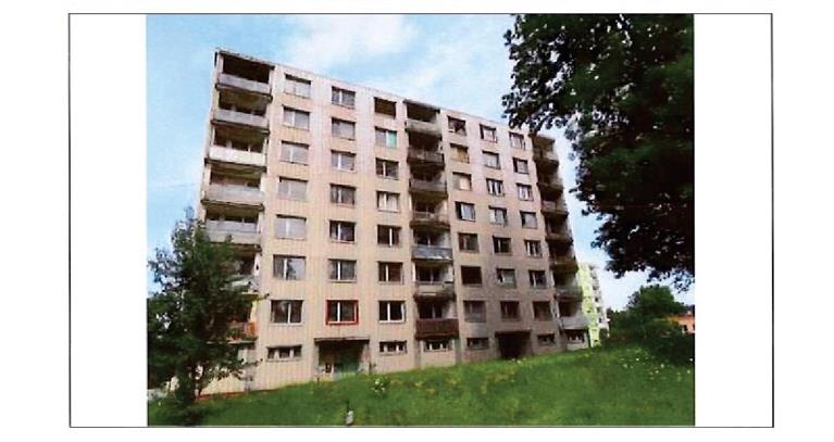 dražba bytu 2+1 (59,68 m2) v obci Rovná, okres Sokolov