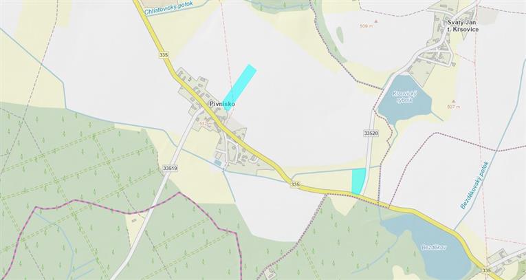 Dražba podílu id. 1/9 na zemědělských pozemcích v obci Chlístovice, okres Kutná Hora