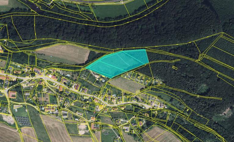 Dražba podílu id. 7/9 na pozemcích v obci Ústí nad Orlicí, k.ú. Černovír u Ústí nad Orlicí